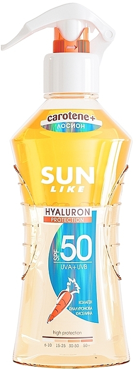 Przeciwsłoneczny balsam do ciała SPF 50 - Sun Like 2-Phase Sunscreen Hyaluron Protection Lotion — Zdjęcie N1