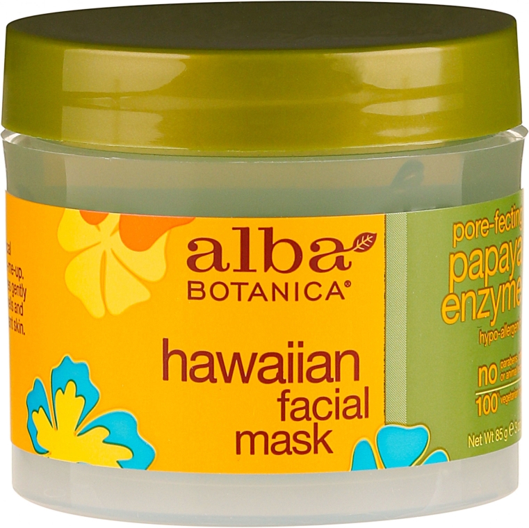 Maska do twarzy Papaja - Alba Botanica Natural Hawaiian Facial Scrub Pore Purifying Pineapple Enzyme — Zdjęcie N2