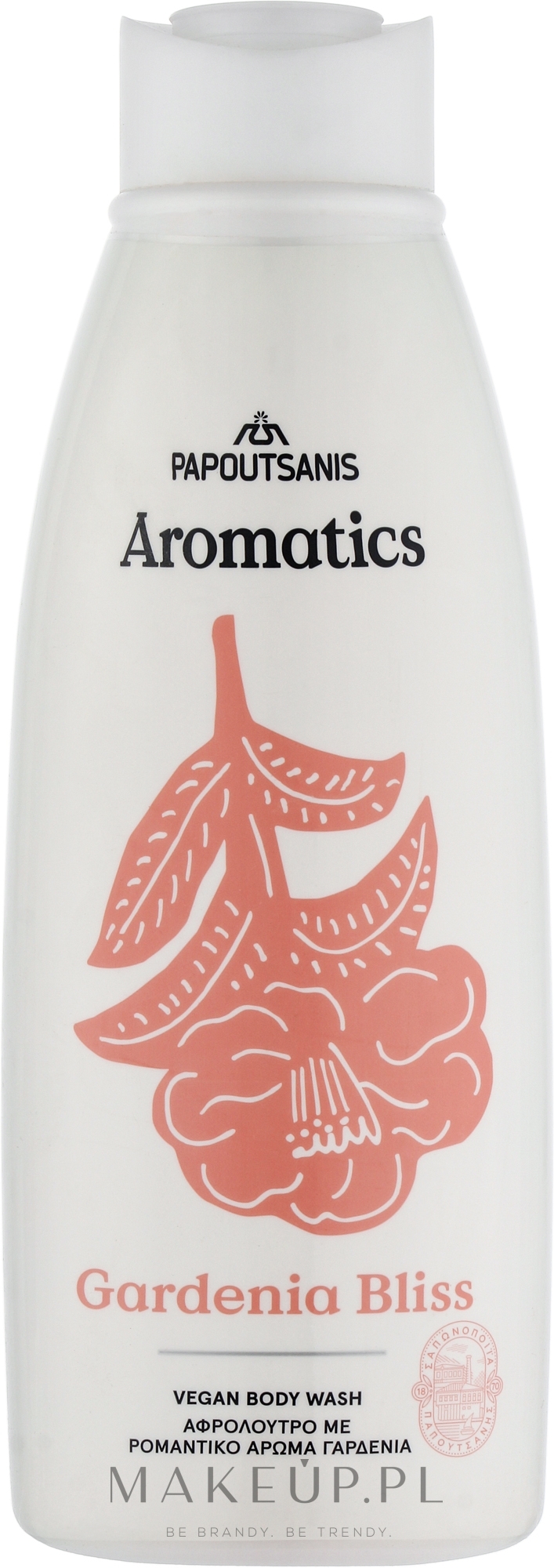 Żel pod prysznic Gardenia Bliss - Papoutsanis Aromatics Body Wash — Zdjęcie 650 ml