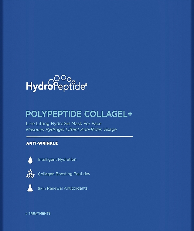 Hydrożelowa maska przeciwzmarszczkowa do okolic oczu - HydroPeptide PolyPeptide Collagel Mask For Eyes — Zdjęcie N1