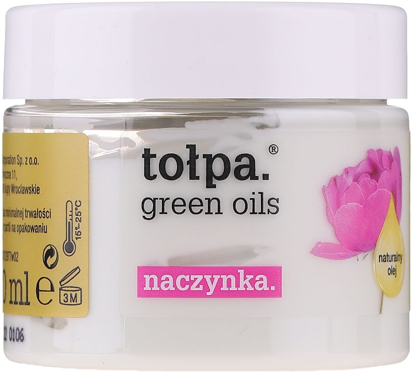 Wzmacniający krem na naczynka - Tołpa Green Oils Naczynka — Zdjęcie N2