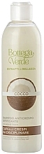 Szampon wygładzający do włosów puszących się z mleczkiem kokosowym - Bottega Verde Beauty Extracts Coconut Smoothing Anti-Frizz Shampoo With Coconut Milk — Zdjęcie N1