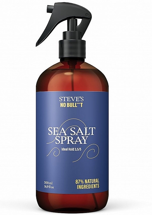 Spray solny do stylizacji włosów - Steve?s No Bull***t Sea Salt Spray — Zdjęcie N2