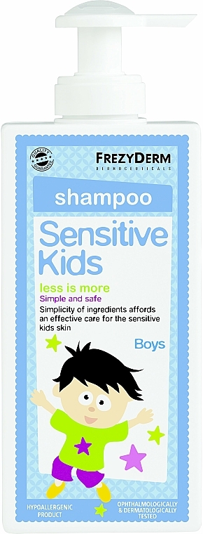Delikatny szampon dla dzieci - Frezyderm Sensitive Kids Shampoo for Boys — Zdjęcie N1