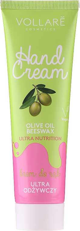 Ultraodżywczy krem do rąk - Vollare Cosmetics De Luxe Hand Cream Ultra Nutrition — Zdjęcie N1