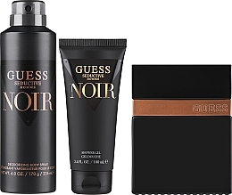 Guess Seductive Homme Noir - Zestaw (edt/100ml + sh/gel/100ml + deo/226ml + pouch/1pc) — Zdjęcie N2