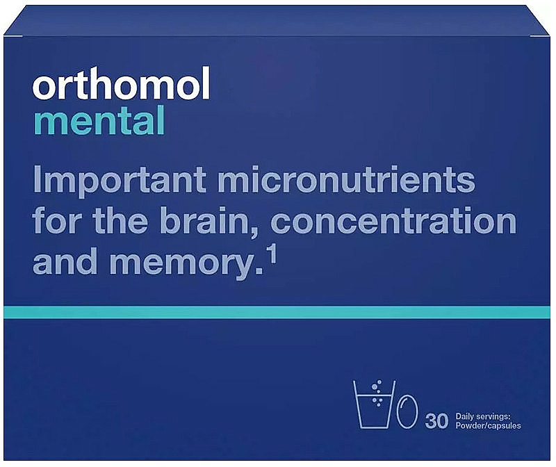 Witaminy poprawiające koncentrację i pamięć - Orthomol Mental — Zdjęcie N1