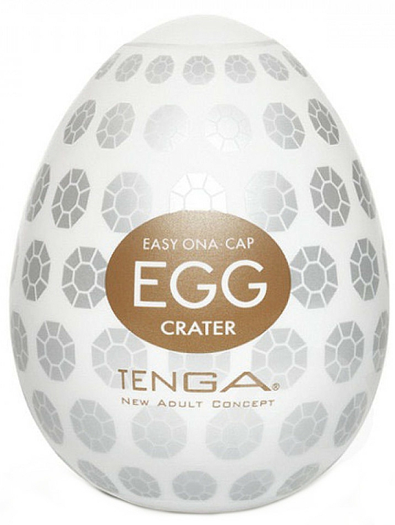 Jednorazowy masturbator w kształcie jajka - Tenga Egg Crater — Zdjęcie N1
