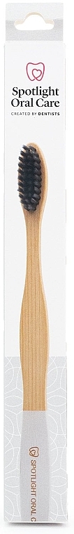 Szczoteczka bambusowa, biała - Spotlight Oral Care White Bamboo Toothbrush — Zdjęcie N2