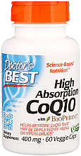 Kup PRZECENA! Koenzym Q10 o wysokiej absorpcji z Piperyną, 400 mg, Kapsułki roślinne - Doctor's Best *
