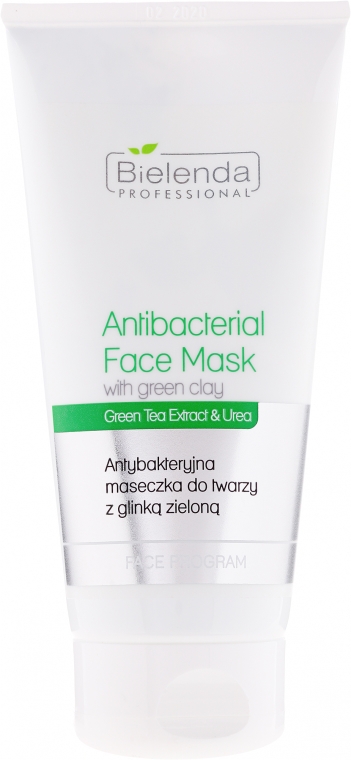 Antybakteryjna maseczka do twarzy z glinką zieloną - Bielenda Professional Face Program