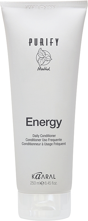 Energetyczny krem-odżywka z mentolem do włosów i skóry głowy - Kaaral Purify Energy Conditioner — Zdjęcie N1