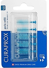 Kup Zestaw szczotek Perio Refill, niebieski - Curaprox CPS 410Perio Refill 