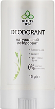 Naturalny dezodorant - Beauty TON — Zdjęcie N1