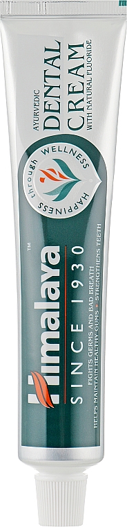 Ajurwedyjska pasta do zębów z naturalnym fluorem - Himalaya Herbals Ayurvedic Dental Cream — Zdjęcie N3