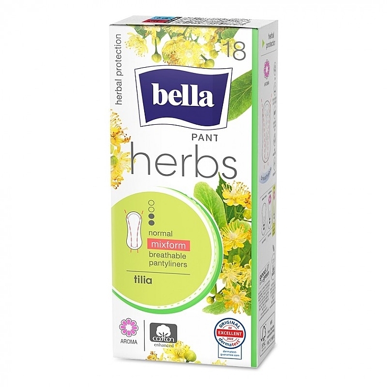 Wkładki, 18 szt. - Bella Panty Herbs Tilia — Zdjęcie N1