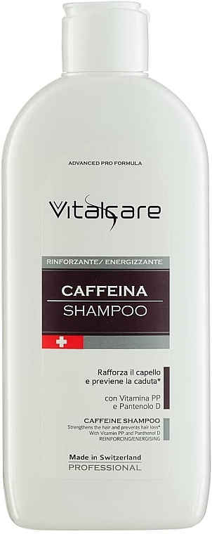 Szampon wzmacniający włosy - Vitalcare Professional Made In Swiss Caffeine Shampoo — Zdjęcie N1