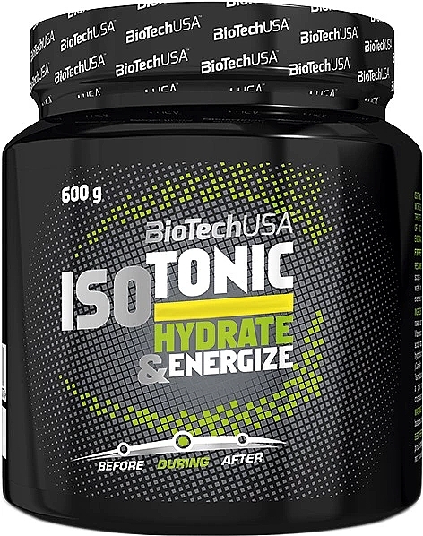 Pomarańczowy izotonik z mango - BiotechUSA IsoTonic Hydrate&Energise — Zdjęcie N1