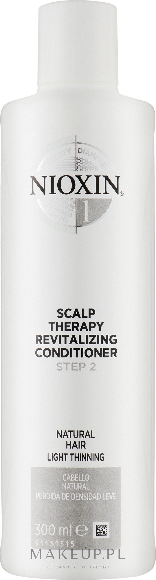 Rewitalizująca odżywka do skóry głowy i włosów farbowanych - Nioxin System 3 Color Safe Scalp Therapy Revitalizing Conditioner Step 2 — Zdjęcie 300 ml