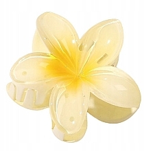 Klamra do włosów Kwiat, żółta ombre - Ecarla — Zdjęcie N1