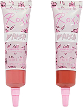 Zestaw róży w płynie - Makeup Revolution x Roxi Cherry Blossom Liquid Blush Duo (blush/2x15ml) — Zdjęcie N2