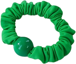 Gumka do włosów z koralikami, zielona - Lolita Accessories — Zdjęcie N1