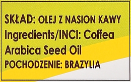 Naturalny olej z nasion kawy - Etja Natural Oil — Zdjęcie N4