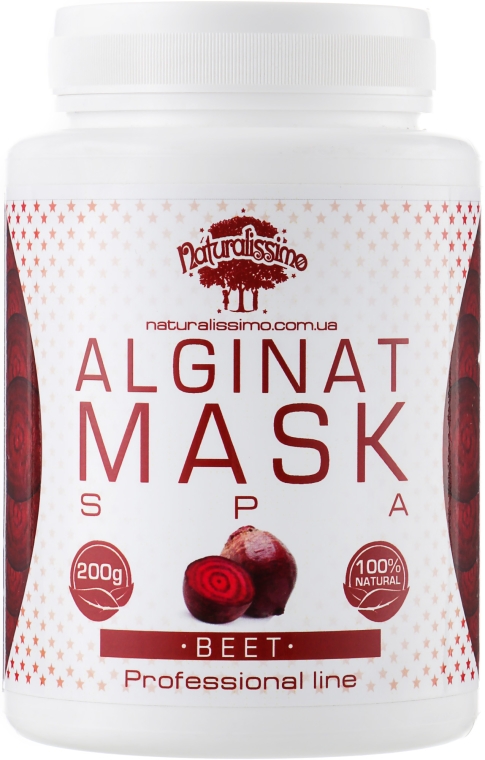 Maska algowa z burakiem - Naturalissimoo Beet Alginat Mask — Zdjęcie N1