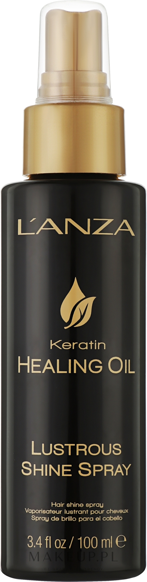Spray nabłyszczający do włosów - L'anza Keratin Healing Oil Lustrous Shine Spray — Zdjęcie 100 ml