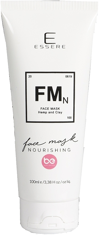Odżywcza maseczka w płachcie do twarzy - Essere FMn Hemp & Clay Face Mask — Zdjęcie N1
