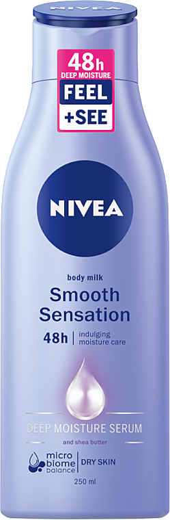 Wygładzające mleczko do ciała do skóry suchej - NIVEA Smooth Sensation Body Soft Milk — Zdjęcie N3