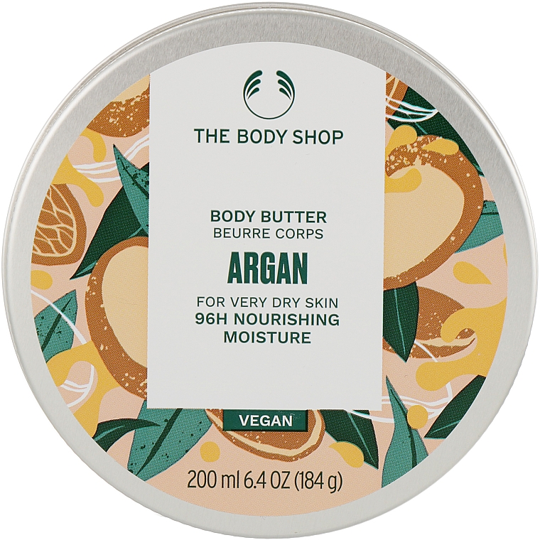 Arganowe masło do ciała - The Body Shop Argan Body Butter Vegan — Zdjęcie N1