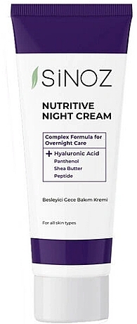 Odżywczy krem do twarzy na noc - Sinoz Nutritive Night Cream — Zdjęcie N1