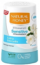 Dezodorant-antyperspirant w rolce - Natural Honey 48H Sensitive Gardenia — Zdjęcie N1