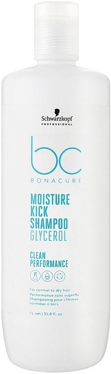 Szampon nawilżający - Schwarzkopf Professional Bonacure Moisture Kick Shampoo Glycerol — Zdjęcie N3
