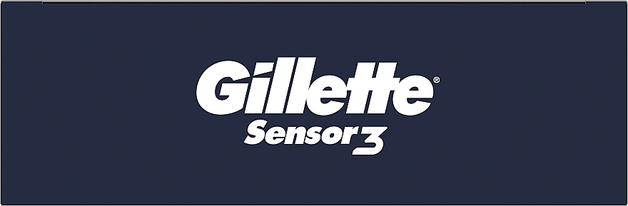Zestaw - Gillette Sensor 3 (razor/1pc + foam/75ml + refil/5pcs) — Zdjęcie N5