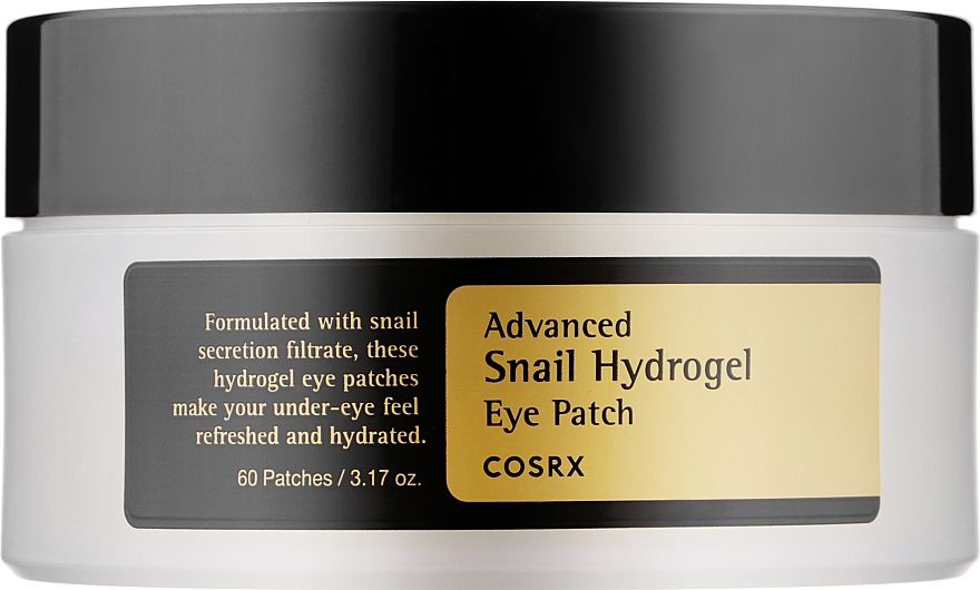 Hydrożelowe plastry na okolice oczu z mucyną ślimaka - Cosrx Advanced Snail Hydrogel Eye Patch — Zdjęcie N1