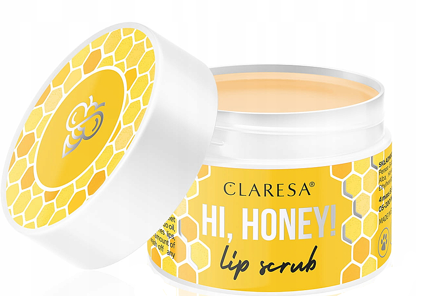 Miodowy peeling do ust - Claresa Honey Lip Scrub — Zdjęcie N1
