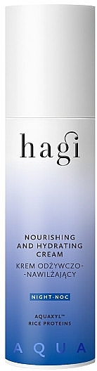 Krem odżywczo-nawilżający do twarzy na noc - Hagi Aqua Zone Nourishing And Hydrating Night Cream — Zdjęcie N1