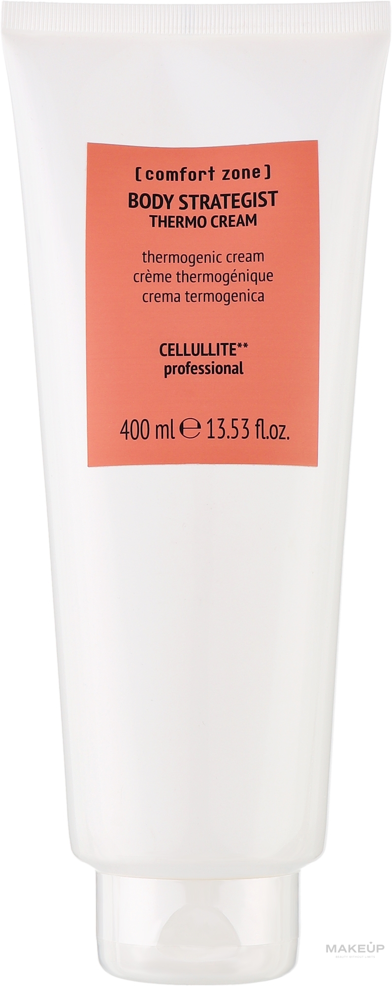 Antycellulitowy krem do ciała - Comfort Zone Body Strategist Thermo Cream — Zdjęcie 400 ml