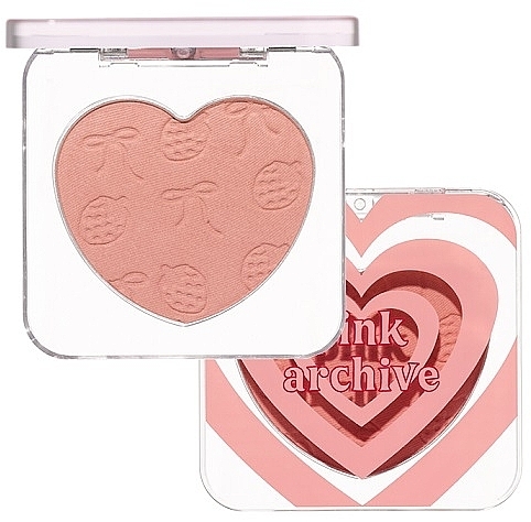 Róż do policzków - Etude Heart Flutter Blusher Pink Archive — Zdjęcie N2