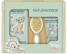 Kup Zestaw - Naturaverde Disney Baby (bubble/bath/200ml + b/cr/100ml + brush/1pc)