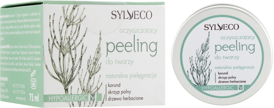 Oczyszczający peeling do twarzy - Sylveco — Zdjęcie N1