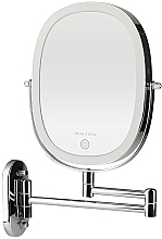 Dwustronne lusterko do makijażu z 7X i światłami - Beautifly Dual Side 7x Wall Mirror — Zdjęcie N1