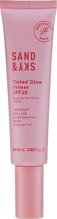 Baza z filtrem SPF 30 - Sand & Sky Tinted Glow Primer SPF30 — Zdjęcie N2