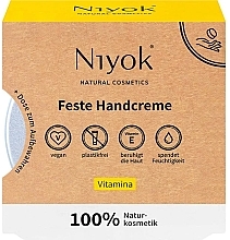 Witaminowy krem do rąk w kostce - Niyok Solid Hand Cream Vitamina  — Zdjęcie N1