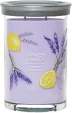 Świeca zapachowa na podstawce Lemon and Lavender, 2 knoty - Yankee Candle Lemon Lavender Tumbler — Zdjęcie N1