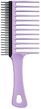 Grzebień do włosów z szerokimi zębami - Tangle Teezer Wide Tooth Comb Black Lilac — Zdjęcie N1
