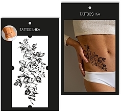 Kup Tymczasowy tatuaż Akwarelowa róża, RX-904 - Tattooshka