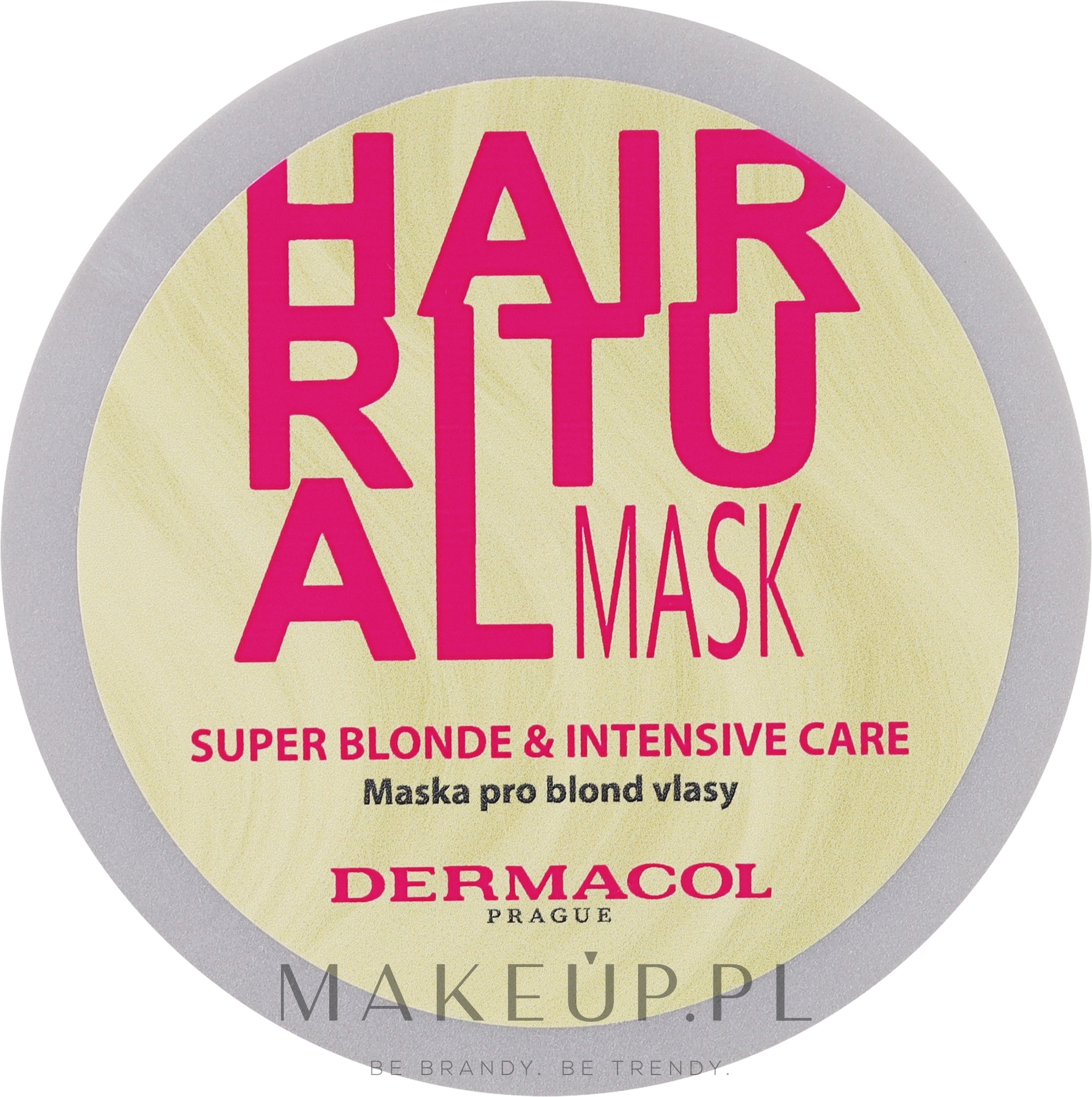 Maska do włosów blond - Dermacol Hair Ritual Super Blonde Mask — Zdjęcie 200 ml